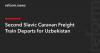 Second Slavic Caravan Freight Train Departs for Uzbekistan