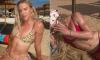 Keely Hodgkinson shows off her incredible abs in a skimpy leopard print bikini as she shares snaps from sun-soaked getaway