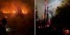 Wind-driven fire burns power poles, 3 buildings in south Phoenix