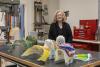 The volunteer turning children’s radiation masks into works of art