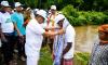 Tripura Agri Minister Ratan Lal Nath joins paddy drive, urges modern farming