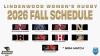Women's Rugby Releases 2026 Fall Schedule