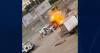 Video shows drone chasing Ukrainian man around van before exploding