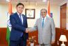 CEC Gyanesh Kumar, Kazakhstan’s Envoy Discuss Poll Management, Staff Training