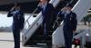 Trump arrives in Los Angeles for GOP fundraiser. Newsom bemoans 'overdue' wildfire relief