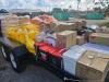 Another shipment of goodwill items collected for Rota