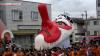 Festival featuring portable 'Tengu' shrine carried by women held in Japan