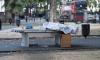 Popular square outside the late Queen's favourite hotel is overrun by 'aggressive' rough sleepers who terrorise locals and tourists