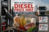 How South Africa's diesel price hike will affect food and transport costs