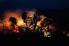New all-night battle with the flames in Western Attica