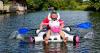 Man to paddle inflatable cow 20 miles down River Weaver for Burundi charity