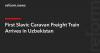 First Slavic Caravan Freight Train Arrives in Uzbekistan