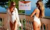 Princess Diana's niece Lady Eliza Spencer poses in a bridal swimsuit adorned with words 'Future Mrs M' as she hints at possible Amalfi Coast wedding to businessman Channing Millerd