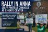 Choate Mental Health Center Supporters Protest State Service Relocation and Potential Layoffs