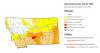 Spring moisture eased drought conditions in much of Montana
