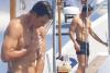 Tom Brady caught with his hand down his swimsuit during steamy yacht shower in France