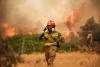 Greece Wildfires: Firefighters Fight Blaze as Two Dead After Firefighting Helicopters Collide