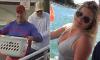 Maine fishing town outraged after two smirking tourists were filmed stealing hardworking trawlerwoman's daily lobster catch
