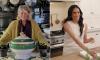 Cooking legend Martha Stewart claims Meghan Markle was 'talking about' her UK visit to see the King with Harry and the children at dinner party pair both attended