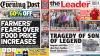 Wales' papers: Farmers' food price fears and son of football legend tragedy