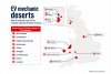 EV mechanic desert leaves nine UK areas behind