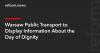 Warsaw Public Transport to Display Information About the Day of Dignity