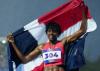 Marileidy Paulino wins 400m gold despite heavy rain