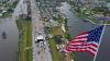 Cape Coral's massive flag is flying again after defect issue
