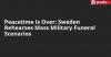 Peacetime Is Over: Sweden Rehearses Mass Military Funeral Scenarios