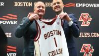 Boston College says men’s basketball coach Luke Murray had no role in firing of radio announcers