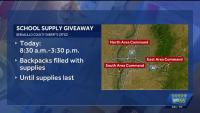 BCSO giving away free backpacks and school supplies