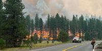 Oregon wildfires: Hwy 26 closed between Prineville, Mitchell due to Rowe Creek Complex