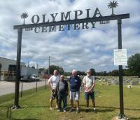 Olympia Cemetery gets new sign
