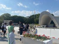 Japan: Indian envoy pays tribute to atomic bomb victims at Hiroshima Peace Memorial Park on 81st anniversary