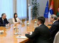 Vucic receives outgoing Azerbaijani ambassador