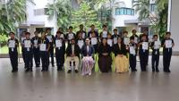 28 students of GD Goenka International School Surat participate in Surat District Motivational Swimming Competition