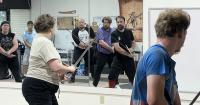 These North Texas sword fighters are bringing back a centuries-old art form one swing at a time