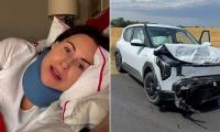 Minnie Driver reveals she was involved in a 'really bad car accident' in France and says she 'is grateful to be alive'