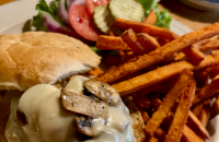 Heaven on a Bun: Judi’s Mushroom Swiss Burger Rocks