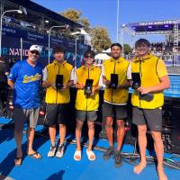 Santa Clara Swim Club Snaps 15-18 National Age Group Record in 200 Free Relay Time Trial