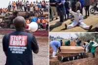 Congo Ebola health workers protest unpaid wages as deaths top 1,800