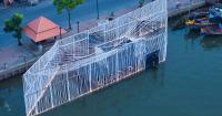 bamboo pier brings a new public waterfront to the fishermen of pattani, thailand