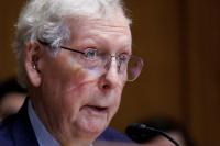 Republican U.S. Senator McConnell says he has been released from rehab center
