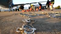 No Love for ICE Air: Texas activists protest deportation flight operators