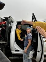 Firefighters rescue calf from Central Oregon wildfire