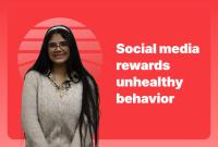 Social media rewards unhealthy behavior