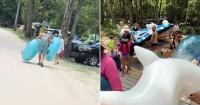 We are unique! Cubana compares how Americans and Cubans arrive at the river... and the video is going viral