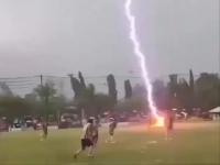 Thai Footballer Sofwan Awae Dies After Lightning Strike During Golok FA Cup Match: WATCH Viral Video