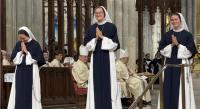 Three Sisters of Life Profess Perpetual Vows at St. Patrick’s Cathedral in Joyful Celebration