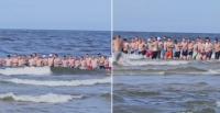 Polish beachgoers form human chain in seconds to search for missing toddler: That’s community spirit